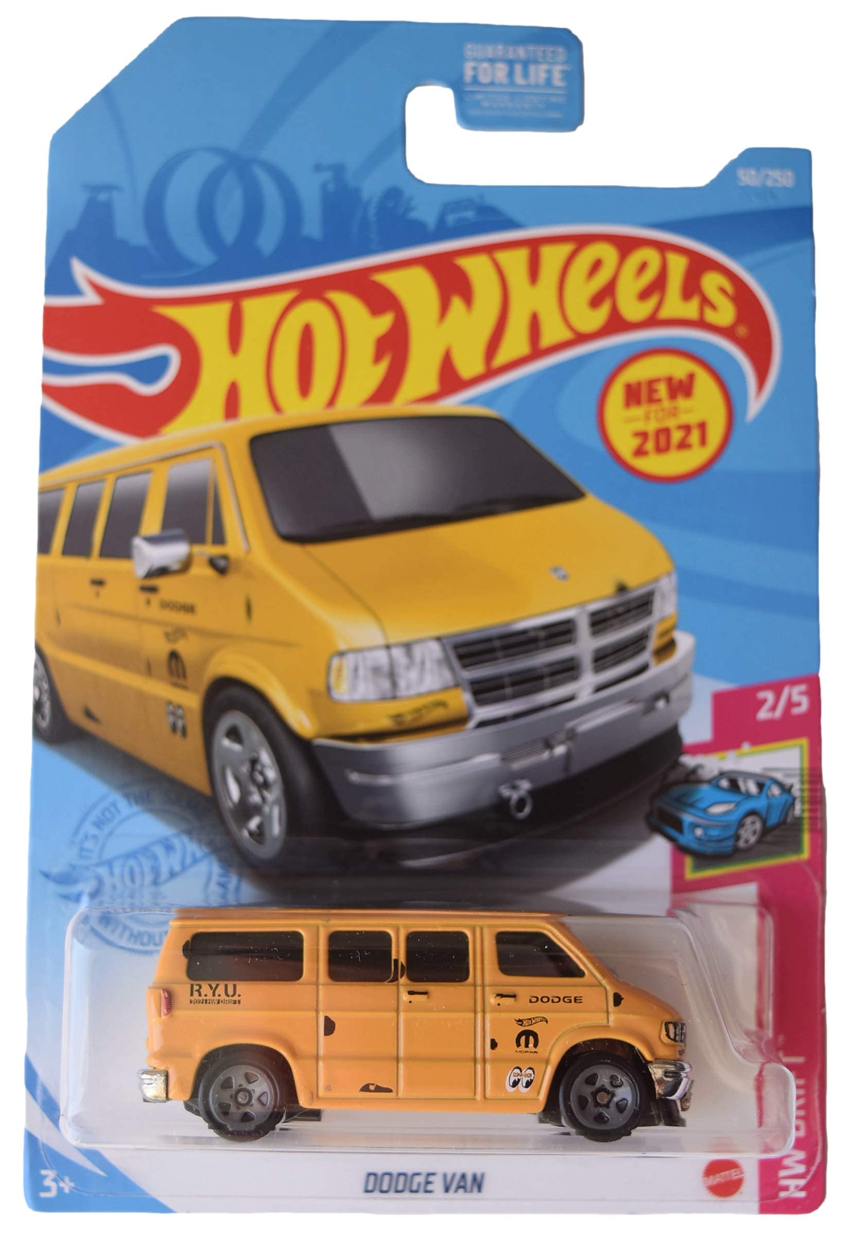 Amazon.com: Hot Wheels Dodge Van, [Yellow] 50/250 Drift 2/5 : Toys